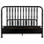 Noir Bachelor Bed - Eastern King - Hand Rubbed Black