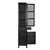 Noir Colonial Hutch - Hand Rubbed Black