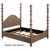 Noir Ferrett Bed - Cal-King - Weathered