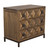 Noir Jones 3 Drawer Sideboard