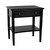 Noir Oxford 1-Drawer Side Table - Hand Rubbed Black