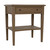 Noir Oxford 1-Drawer Side Table - Weathered