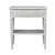 Noir Oxford 1-Drawer Side Table - White Wash