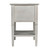 Noir Oxford 2-Drawer Side Table - White Wash