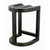 Noir Saddle Counter Stool - Hand Rubbed Black