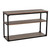 Noir Novie Console - Small - Black Steel With Dark Walnut