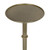 Noir Tini Side Table - Metal With Brass Finish