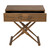 Noir Zanta Side Table - Saddle Brown