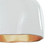 Regina Andrew Bianca Ceramic Pendant - Gloss White And Gold