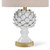 Regina Andrew Leafy Artichoke Ceramic Table Lamp - Off White