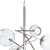 Regina Andrew Molten Chandelier With Clear Glass - Polished Nickel