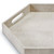 Regina Andrew Shagreen Hex Tray - Ivory Grey