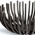 Regina Andrew Webbed Bowl Circle - Blackened Iron