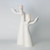 Palma Candleholder - Right - Matte White image 3