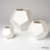 Faceted Vase - Matte White - Med