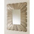 Linen Fold Mirror - Silver