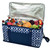 Folding 72 Can Cooler - Trellis Blue image 2