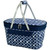 Collapsible Insulated Basket Cooler - Trellis Blue image 2