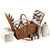 Huntsman Basket for 4 w/coffee service - Santa Cruz image 1