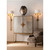 John Richard Three-Light Wall Sconce image 1