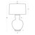 Regina Andrew Madrid Ceramic Table Lamp - White