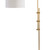 Regina Andrew Arc Floor Lamp With Fabric Shade - Natural Brass