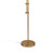 Regina Andrew Arc Floor Lamp With Fabric Shade - Natural Brass