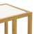 Regina Andrew Echelon Sofa Hugger Table - Natural Brass