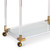 Regina Andrew Americano Bar Cart - Natural Brass
