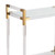 Regina Andrew Americano Bar Cart - Natural Brass