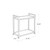 Regina Andrew Americano Bar Cart - Natural Brass