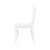 Worlds Away Fairfield Chair - White Lacquer/Linen Cushion
