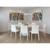 Worlds Away Jefferson Dining Table - Oval/White Lacquer