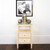 Worlds Away Roscoe Side Table - Grasscloth