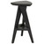 Noir Twist Counter Stool - Charcoal Black