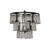 Noir Carnegie Chandelier - Small - Black Steel