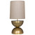 Noir Pulan Table Lamp - Metal With Brass Finish