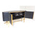 Global Views Ellipse Sideboard - Ebony