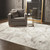 Global Views Mirror Match Marble Rug - Neutrals 6 x 9