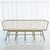 Studio A Spindle Long Bench - Beige Leather