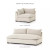 Four Hands BYO: Grant Sectional - Armless Piece - Oatmeal