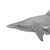 Phillips Collection Whaler Shark, Polished Aluminum