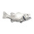 Phillips Collection LGmouth Bass Fish, Silver Leaf