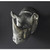 Phillips Collection Rhino Wall Art, Resin, Silver Leaf