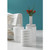 Phillips Collection Stacked Stool, Gel Coat White