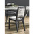 Phillips Collection Mesmerize Dining Chair, Mist Grey, Grey Wooden Legs