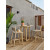 Four Hands Delano Outdoor Bar Stool - Washed Brown