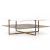 Four Hands Olivia Square Coffee Table - Antique Brass