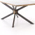 Four Hands Spider Dining Table - Bright Brass Clad - 94"