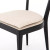 Four Hands Britt Dining Chair - Brushed Ebony W/ Savile Flax